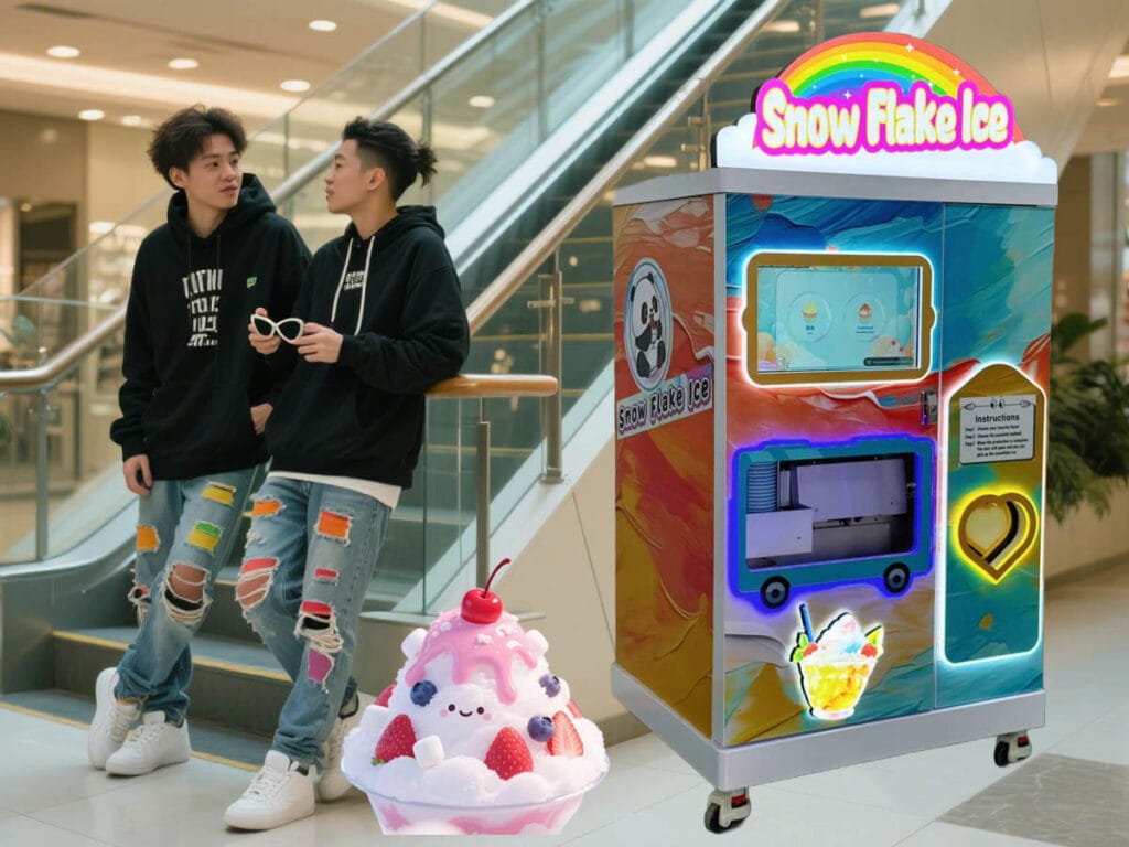 snowflake ice VEnding Machine