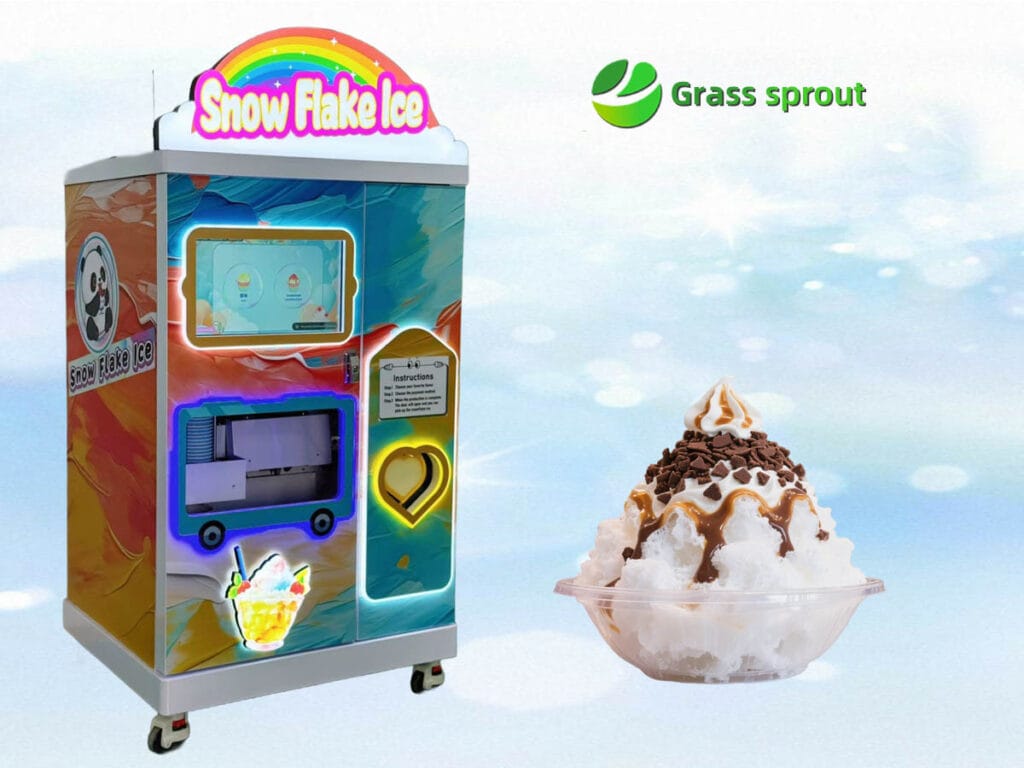 snowflake ice Vending Machine