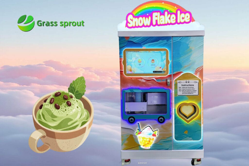 snowflake ice Vending Machine Bingsu Machine