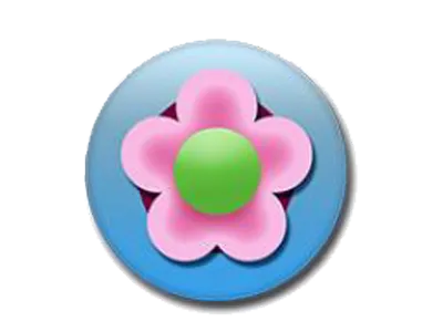五瓣圆心花型