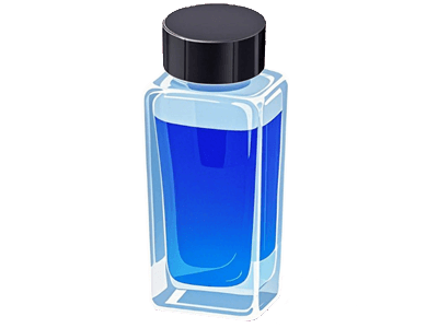 Blue ink