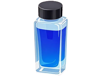 Blue ink