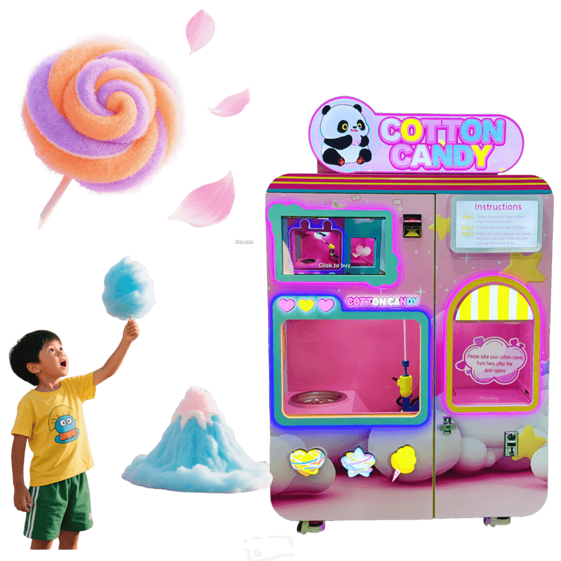 全自动棉花糖自助售卖机