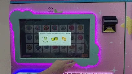 Cotton Candy Vending Machine Operating Instructions - Payment