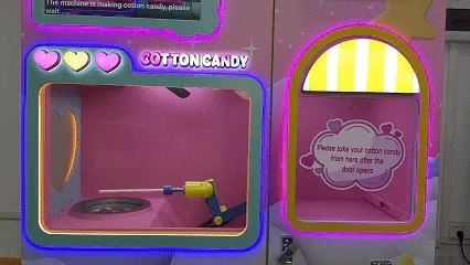 Cotton Candy Vending Machine Operating Instructions - Automatic Cotton Candy Making