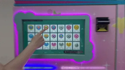 Cotton Candy Vending Machine Operating Instructions - Choose Pattern