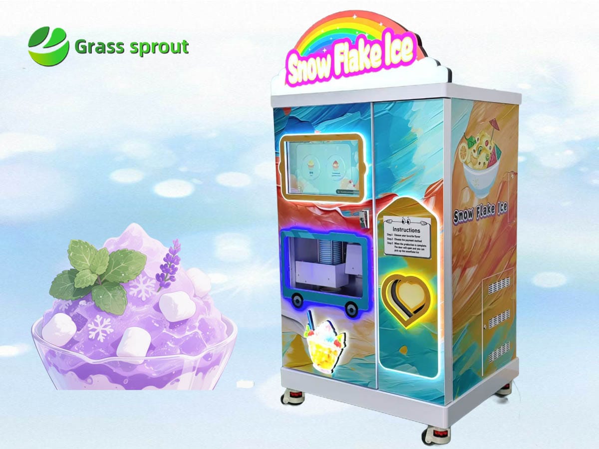 snowflake Ice Vending Machine Bingsu Machine