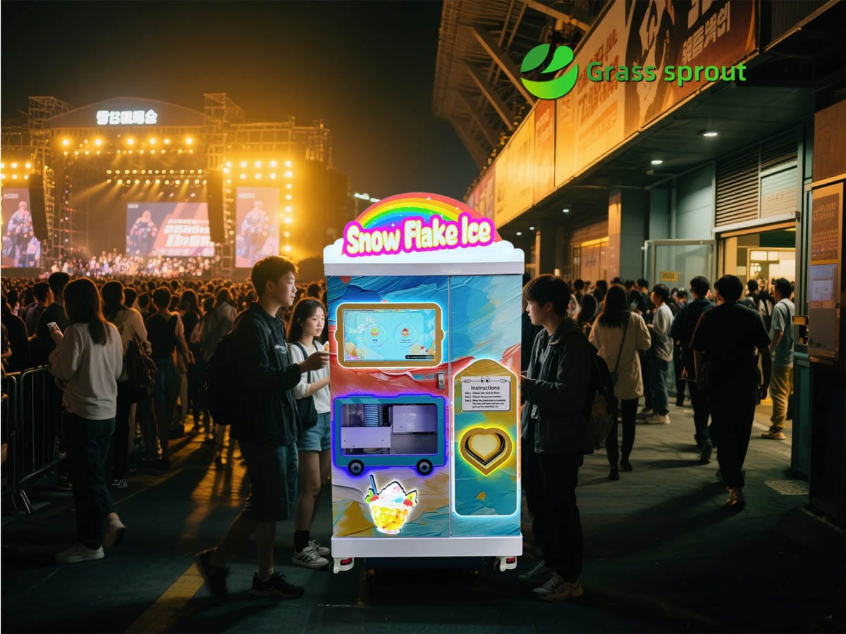 snowflake ice Vending Machine