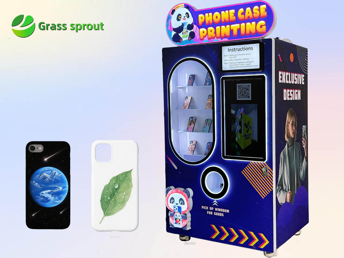 Verkaufsautomat zum Bedrucken von Handyhüllen