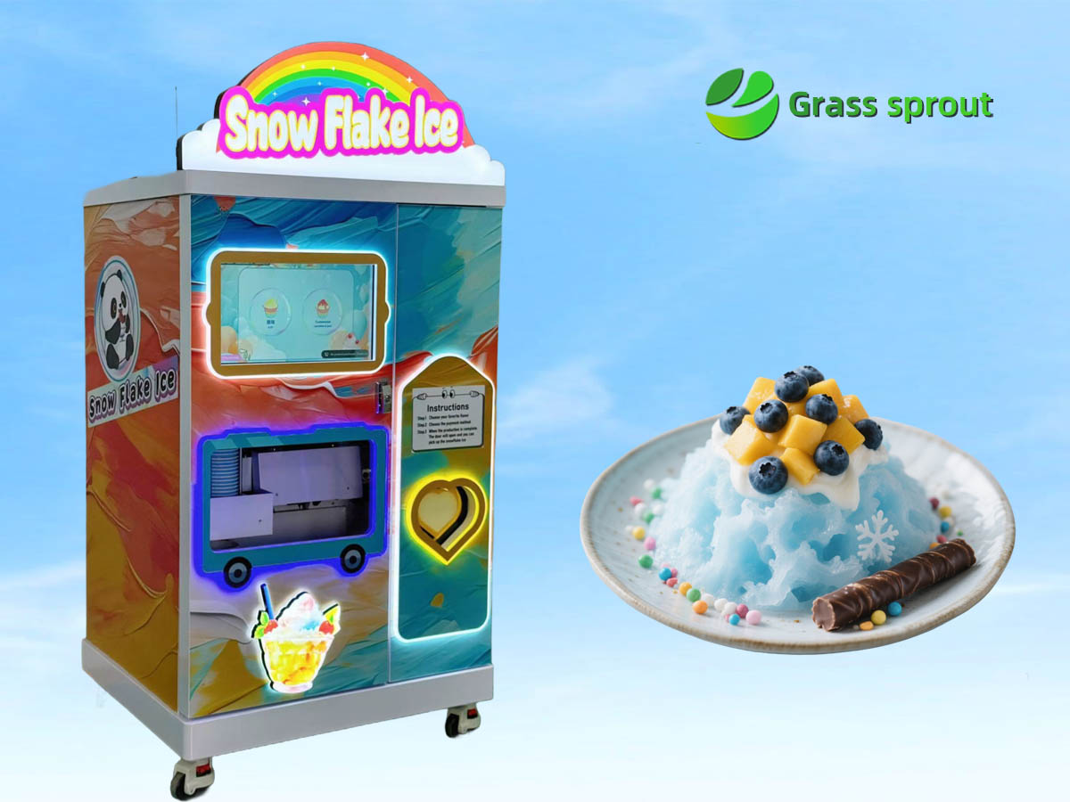 snowflake ice vending machine