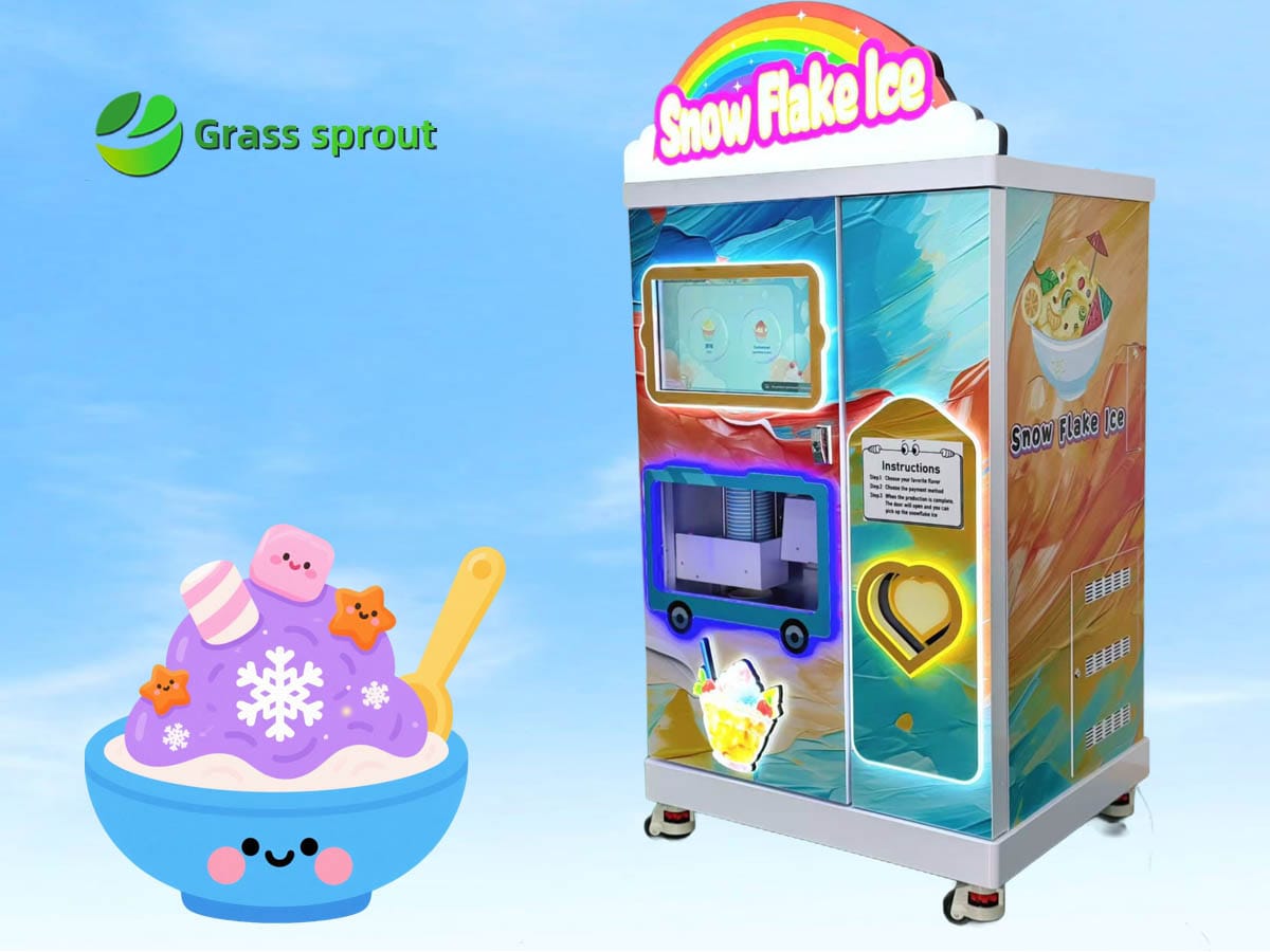 snowflake ice vending Machine