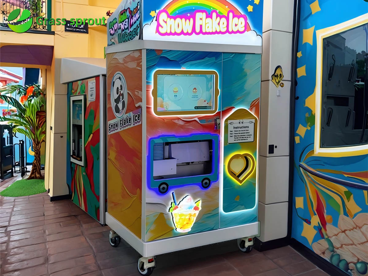 snowflake Ice Vending Machine