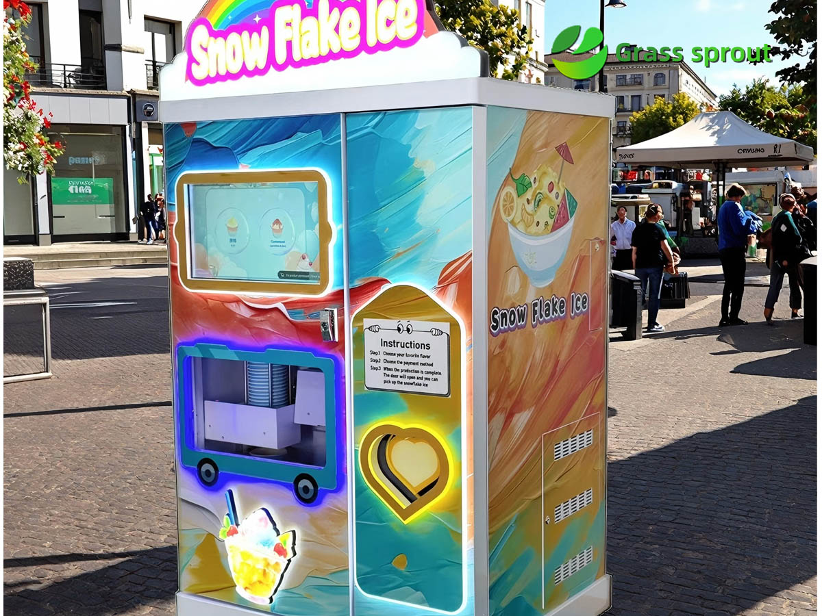 snowflake Ice Vending machine