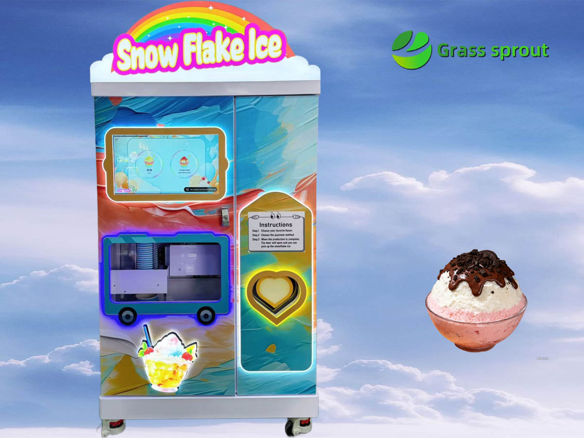 آلة بيع ثلج ندفة الثلج