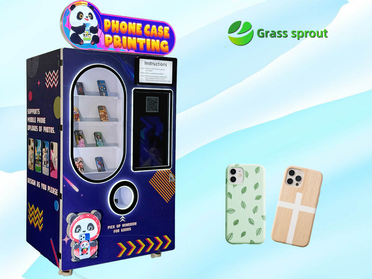 آلة بيع طباعة أغطية الهواتف