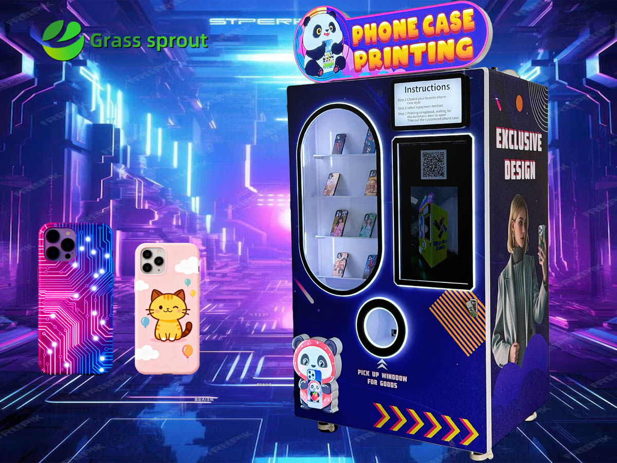 آلة بيع طباعة أغطية الهواتف