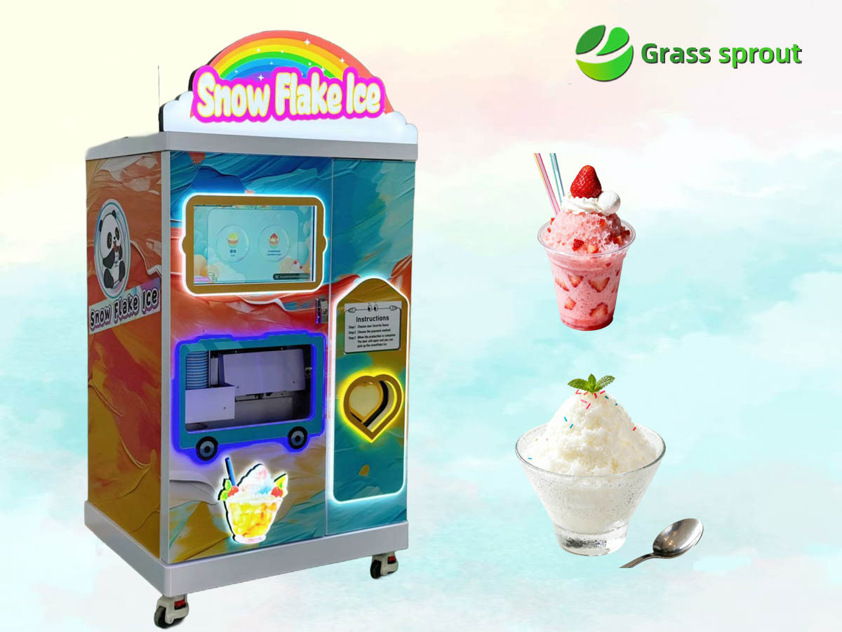 آلة بيع ثلج ندفة الثلج