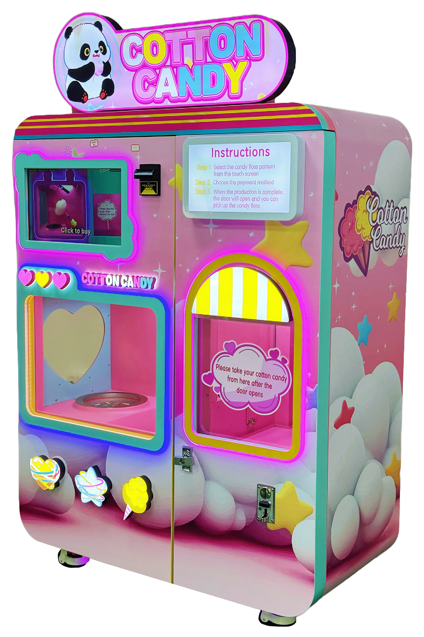 全自动棉花糖自助售卖机