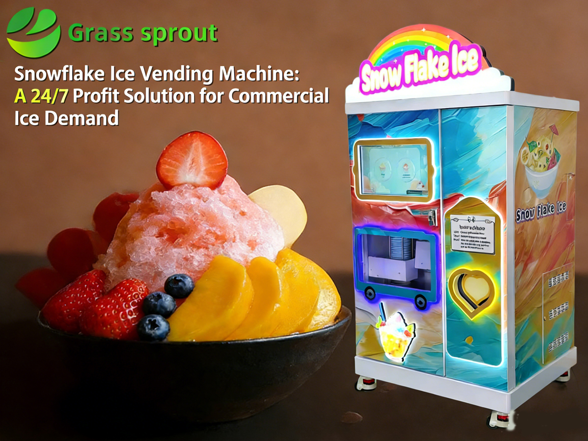 snowflake Ice Vending Machine