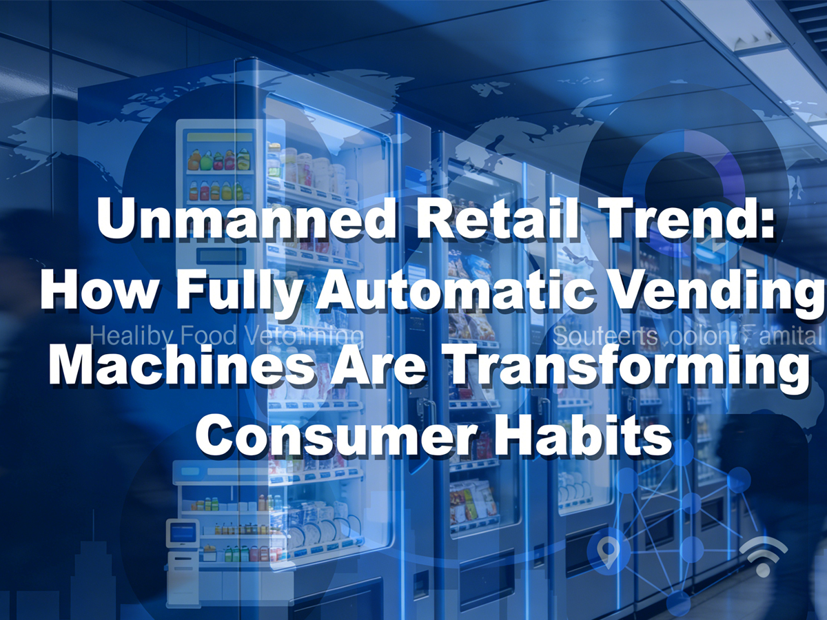 Unmanned Retail Trend: How Fully Automatic Vending Machines Are ...